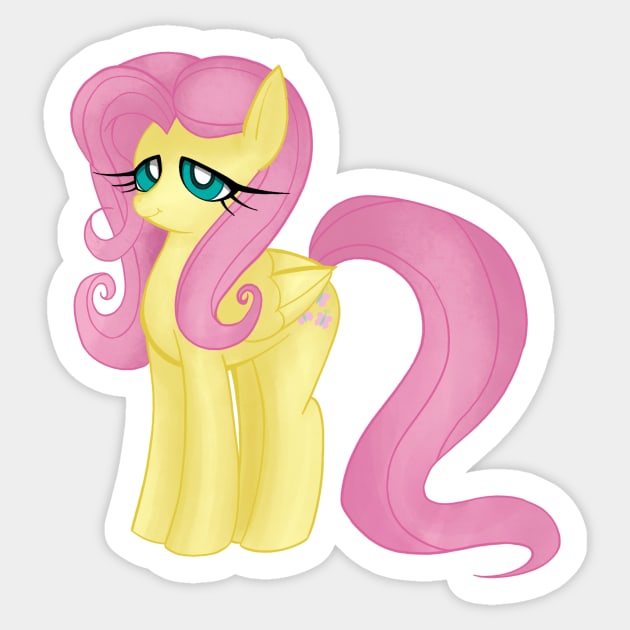 Fluttershy Sticker by InsomniaQueen